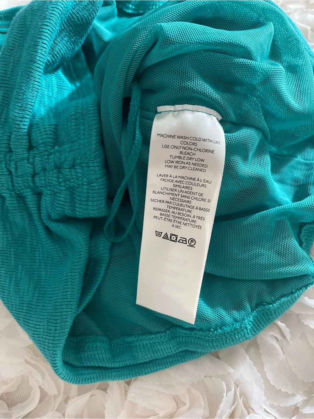 Free People Teal Boulevard Tube Top